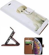 iPhone XS Max Hoesje Wallet Case Puppy