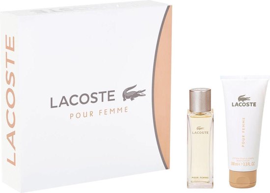 Coffret cadeau Lacoste pour Femme - 50 ml eau de parfum vaporisateur + 100  ml lotion... | bol