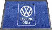 Nostalgic Art Deurmat VW Parking Only blauw