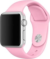 watchbands-shop.nl bandje - bandje geschikt voor Apple Watch Series 1/2/3/4 (38&40mm) - Roze - M/L