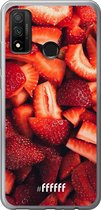 Huawei P Smart (2020) Hoesje Transparant TPU Case - Strawberry Fields #ffffff