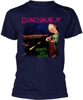 Dinosaur Jr. Heren Tshirt -S- Where You Been Blauw