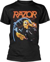 Razor Heren Tshirt -XXL- Evil Invaders Zwart