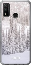 Huawei P Smart (2020) Hoesje Transparant TPU Case - Snowy #ffffff