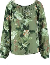 Geisha groene tuniek blouse - Maat XL