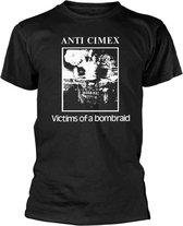 Anti Cimex Heren Tshirt -L- Victims Of A Bombraid Zwart