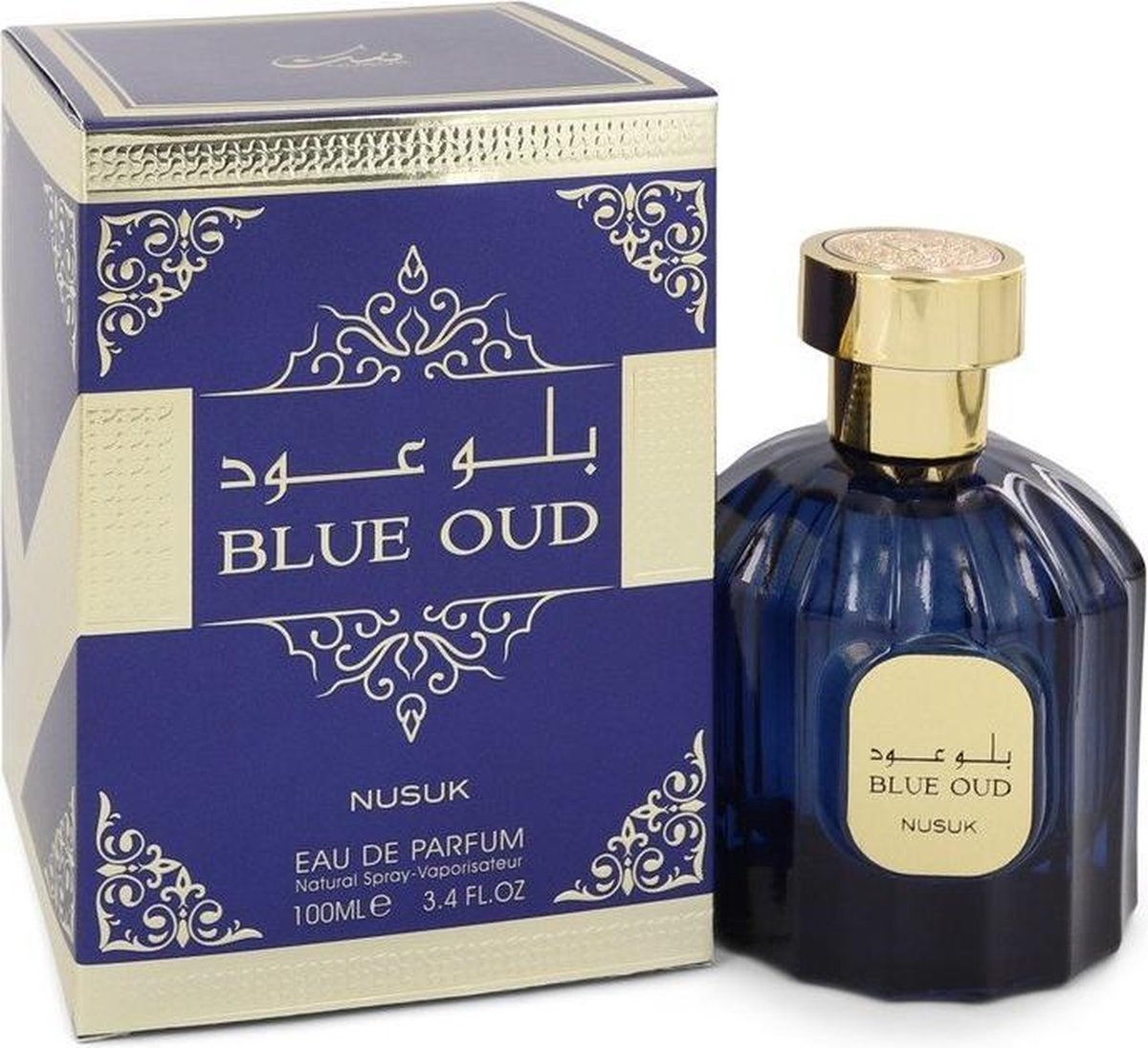 Goedkoopste Nusuk Blue Oud by Nusuk 100 ml - Eau De Parfum Spray (Unisex