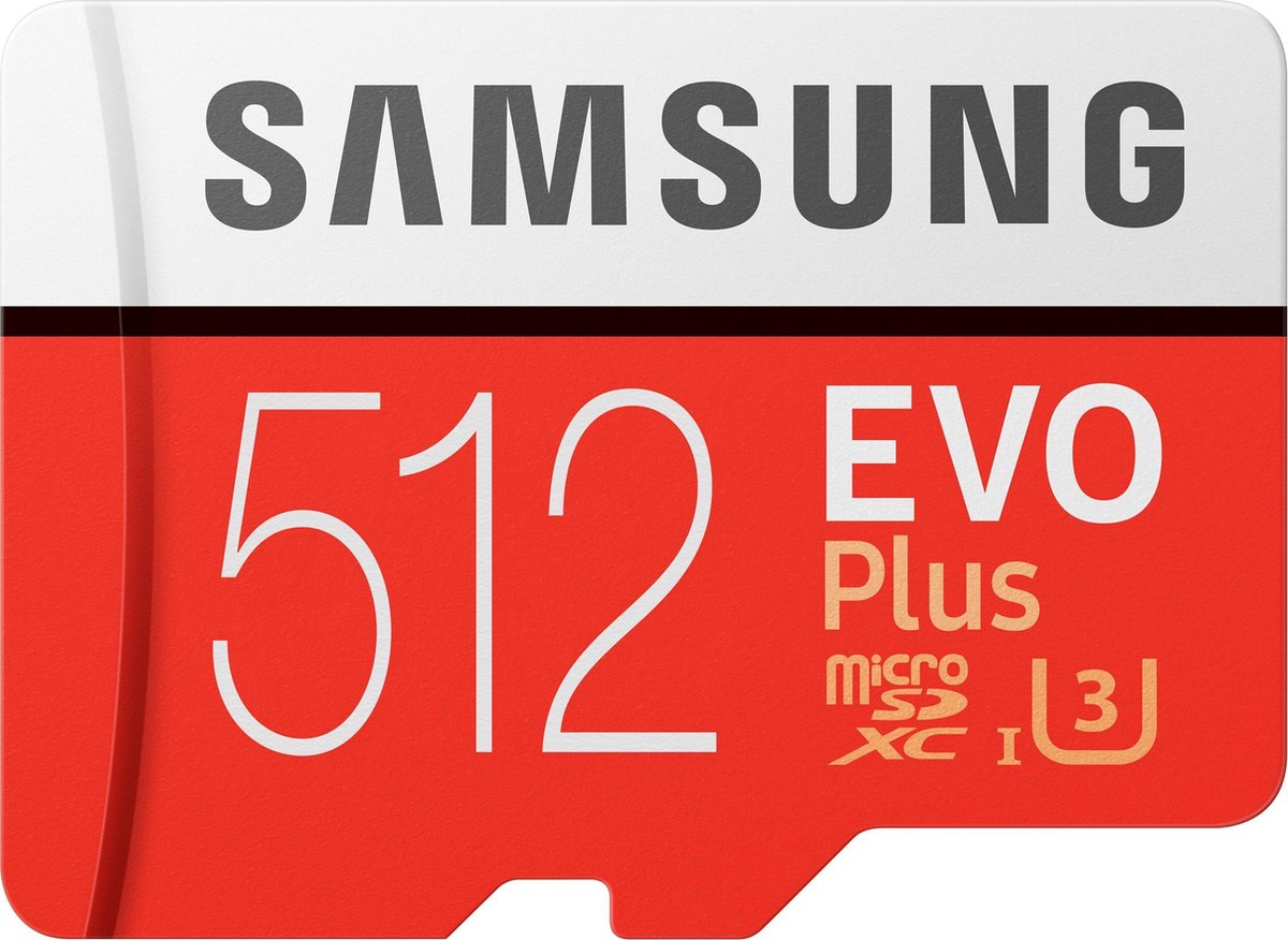 Samsung Evo Plus MicroSDXC 512GB - met adapter