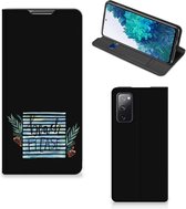 Wallet Bookcase met Quotes Geschikt voor Samsung Galaxy S20 FE Telefoonhoesje Boho Beach