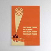 Main Thing - Walljar - Wanddecoratie - Poster ingelijst