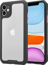 geschikt voor Apple iPhone 12 / 12 Pro - 6.1 inch full protection case - zwart
