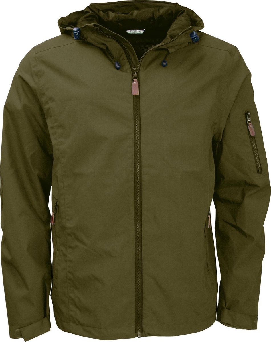 Pro-x Elements Outdoorjack Eagle Heren Polykatoen 3xl Groen