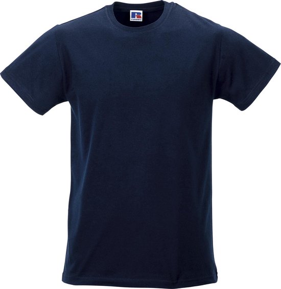 T-shirt slim à manches courtes pour hommes Russell (Marine française)