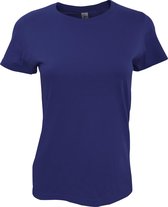 SOLS Dames/dames Imperial Heavy Short Sleeve T-Shirt (Marine)