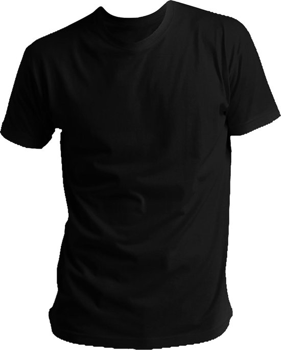 SOLS Heren Regent T-Shirt met korte mouwen (Diep zwart)