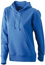 James and Nicholson Dames/dames Hooded Sweatshirt (Koningsblauw)