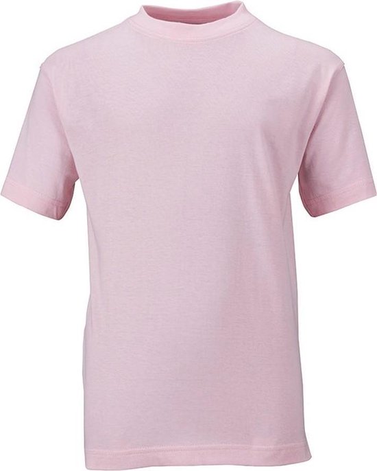 T-shirt Basic James and Nicholson Enfants/ Enfants (Rose)
