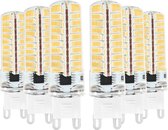 6 STKS YWXLight G9 5W AC 110-130V 80LED's SMD 5730 Energiebesparende LED maïs licht (warm wit)