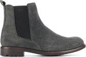 Stefano Lauran Mannen Leren     Chelsea boots / Laarzen / Herenschoenen S3004 - Grijs - Maat 40