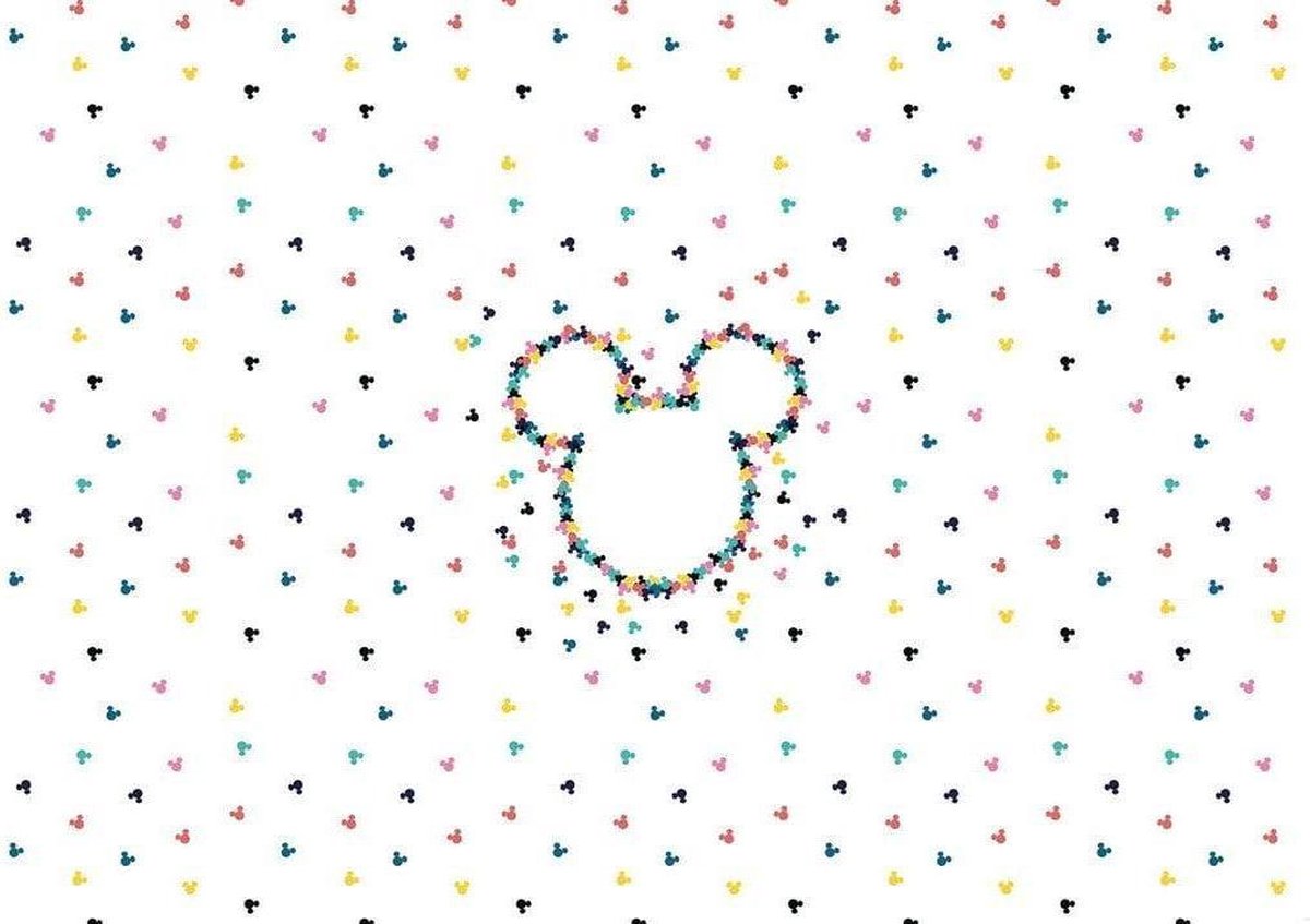 Fotobehang - Mickey Heads-Up 400x280cm - Vliesbehang