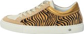 KUNOKA Gabrielle quagga - Sneakers Dames - maat 36 - Bruin Zwart Wit