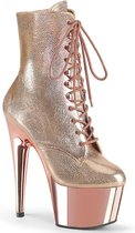 Pleaser Plateau Laarzen, Paaldans schoenen -38 Shoes- ADORE-1020 Paaldans schoenen Champagne