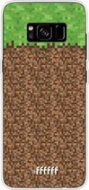 Samsung Galaxy S8 Plus Hoesje Transparant TPU Case - Minecraft - Grass #ffffff