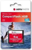 AgfaPhoto Compact Flash, 4GB 4GB CompactFlash flashgeheugen