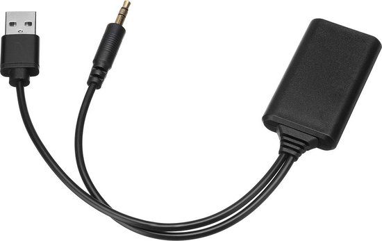 Universele 12V Bluetooth-module Adapter AUX-IN Audiokabel Draadloze | bol.com