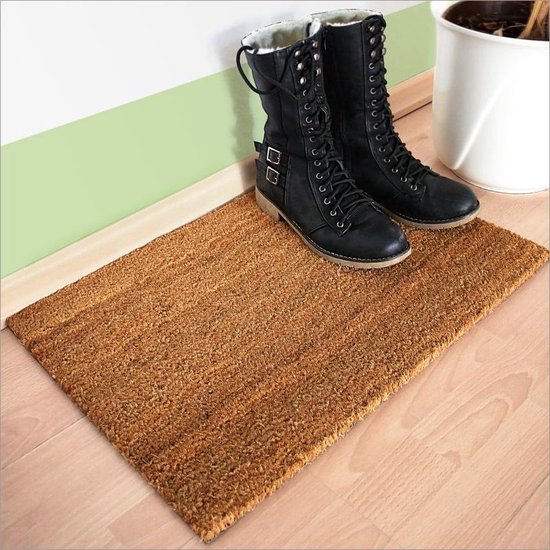 relaxdays deurmat kokos, kokosmat, Schoonloopmat, kokosvezel, voegveger