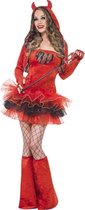 Duivel Kostuum | Hete Duivel Tutu Jurk Met Beenwarmers Vrouw | Small | Halloween | Verkleedkleding