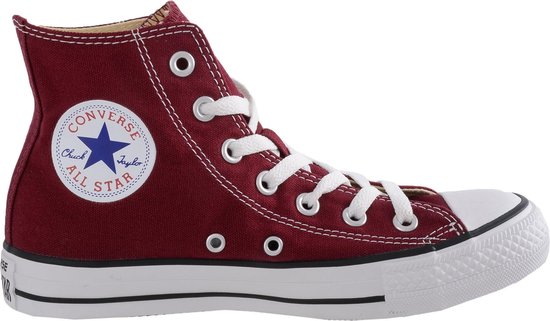 converse all stars bordeaux rood hoog