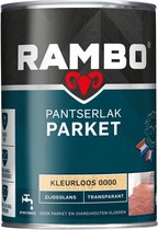 Rambo Pantserlak Parket - Transparant Acryl - Snel Drogend - Vocht & Vuilwerend - Zijdeglans - 0.25L