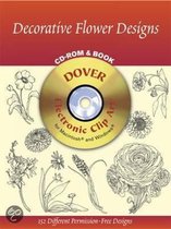Decorative Flower Designs - CD-Rom and Book
