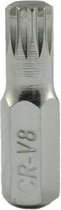 JBM Tools | M8 inbussleutel met xzn-bit 8mm - verchroomd