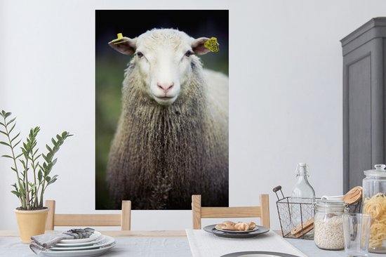 Stickers muraux - un mouton - 80x120 cm - Feuille adhésive