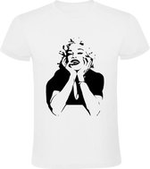 Madonna Dames t-shirt | Zwart