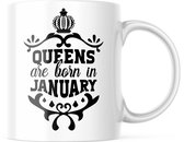 Verjaardag Mok Queens are born in january