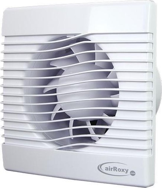 Foto: Badkamer ventilator timer 100 mm mat zwart silent