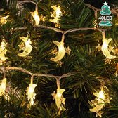 Lichtsnoer | Lichtketting | LED | Decoratielicht | 6 Meter | 40 LEDS | Batterij | 2 Modi | Kunststof