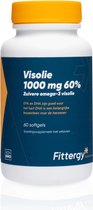 Fittergy Supplements - Visolie 1000 mg 60% - 60 softgels - Vetzuren - voedingssupplement