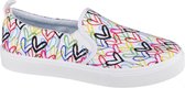 Skechers Poppy Drippin Love 155503-WMLT, Vrouwen, Wit, Sneakers,Sportschoenen, maat: 38,5