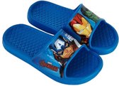 Marvel Badslippers Avengers Junior Rubber Blauw Maat 24/25