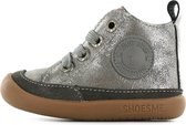 Baby | Babysneakers | Meisjes | Old Silver | Leer | Shoesme | Maat 19