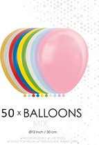 Globos Ballonnen 30,5 Cm Latex Parelmoer/metallic Mix 50 St