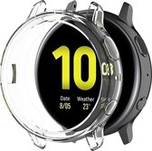 Shop4 - Samsung Galaxy Watch Active2 44mm Case - Siliconen Transparant
