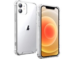 Ceezs telefoonhoesje geschikt voor Apple iPhone 12 Mini hoesje schokbestendig / shockproof TPU case transparant