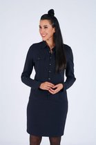 Geisha Dress Navy Blue