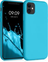 kwmobile telefoonhoesje voor Apple iPhone 11 - Hoesje voor smartphone - Back cover in zeeblauw