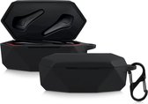 kwmobile Hoes voor Nubia Red Magic TWS - Siliconen cover voor oordopjes in zwart
